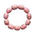 Pulseira laminada de rhodochrosite Grande-3