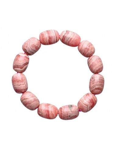 Grand bracelet de rhodochrosite...