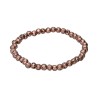Pulsera de Lava en Baño de Cobre 4mm
