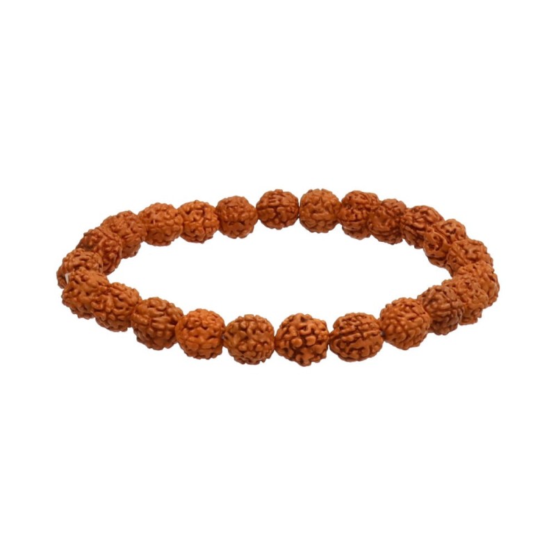 Bracciale Semilla di Rudraksha 8mm