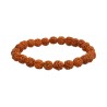Pulsera Semilla de Rudraksha 8mm