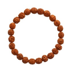 Bracciale Semilla di Rudraksha 8mm