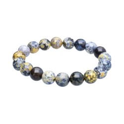 Bracciale in Giada Oceano Blu 10mm