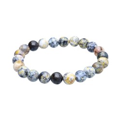 Bracciale in Giada Oceano Blu 8mm