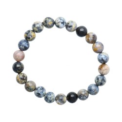 Bracciale in Giada Oceano Blu 8mm
