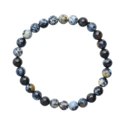 Bracciale in Giada Oceano Blu 6mm