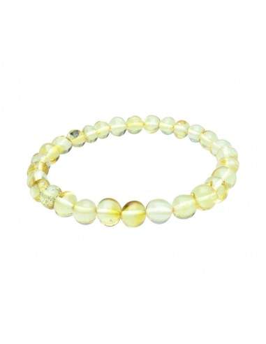 Bracciale in ambra chiaro 6 - 8mm