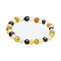 Bracelet d'ambre combiné 6 - 8mm