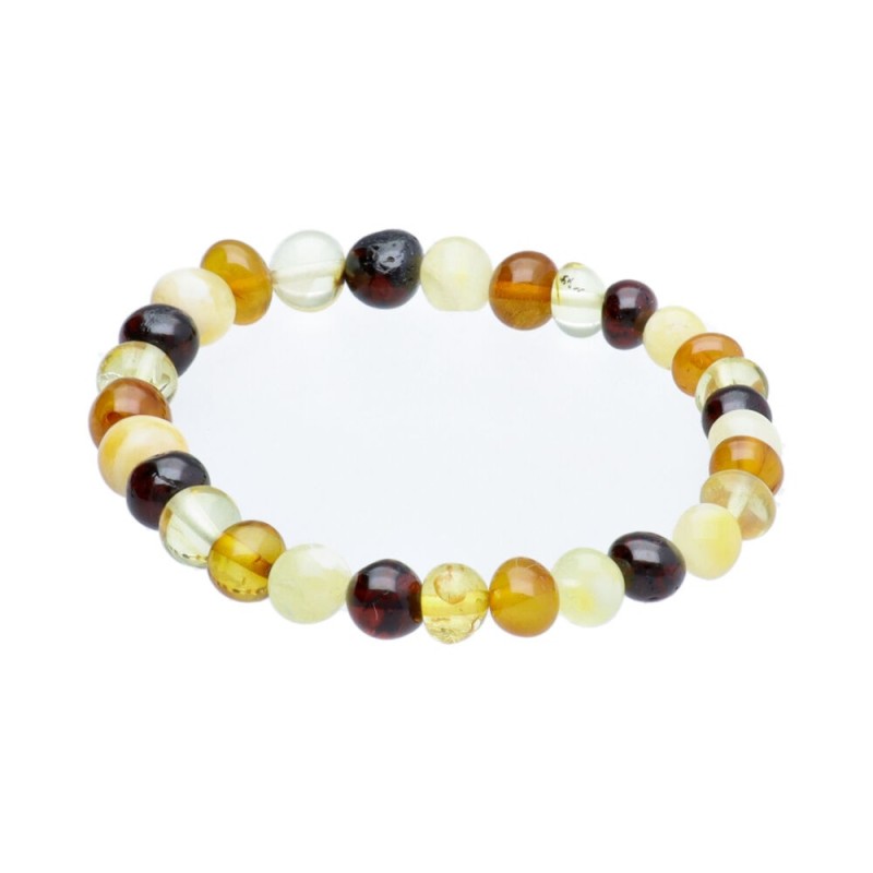 Bracciale in Ambra Combinato 6 - 8mm