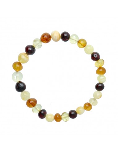 Bracelet d'ambre combiné 6 - 8mm