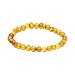 Bracciale in Ambra Scura 6 - 8mm