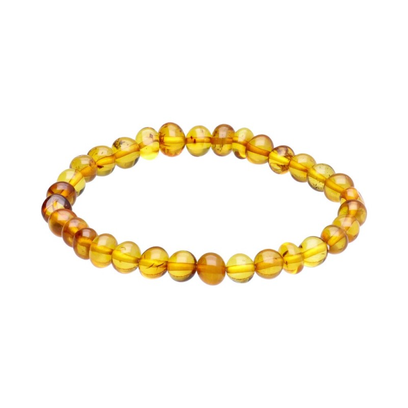 Bracciale in Ambra Scura 6 - 8mm