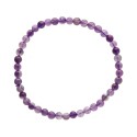 Amethyst Chevron Bracelet 4mm