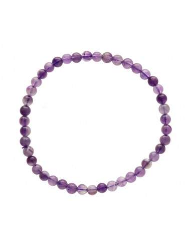 Pulsera Ametista Chevron 4mm