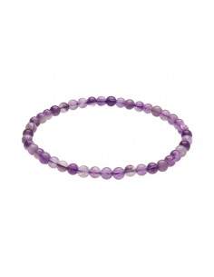 Bracciale Ametista Chevron 4mm