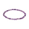Pulseira de ametista Chevron 4mm