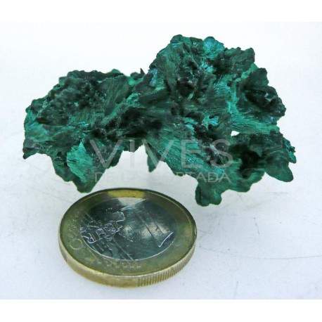 Malaquita en bruto Irisada 