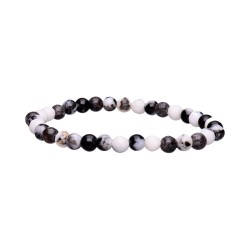 Bracciale Infantile in Giada Zebra 4mm