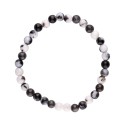 Bracciale Infantile in Giada Zebra 4mm