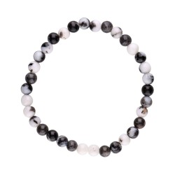 Bracciale Infantile in Giada Zebra 4mm