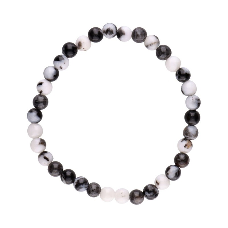 Bracciale Infantile in Giada Zebra 4mm