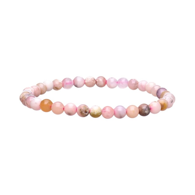 Bracciale Bambino in Opale Rosa 4mm