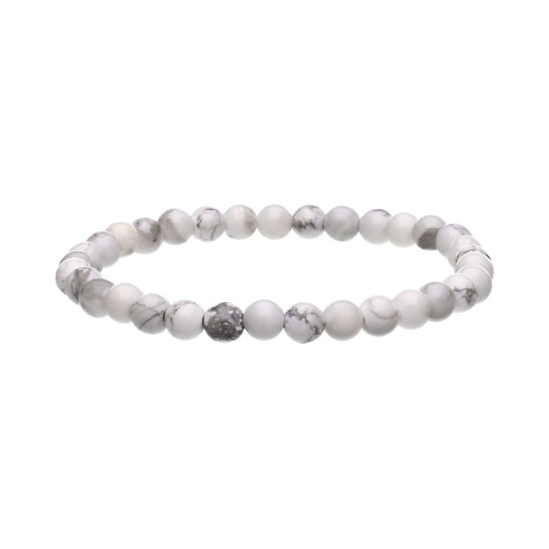 Bracciale Infantile in Howlite 4mm