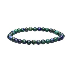 Bracciale Infantile in Azurite con Malachite 4mm