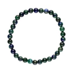 Bracciale Infantile in Azurite con Malachite 4mm