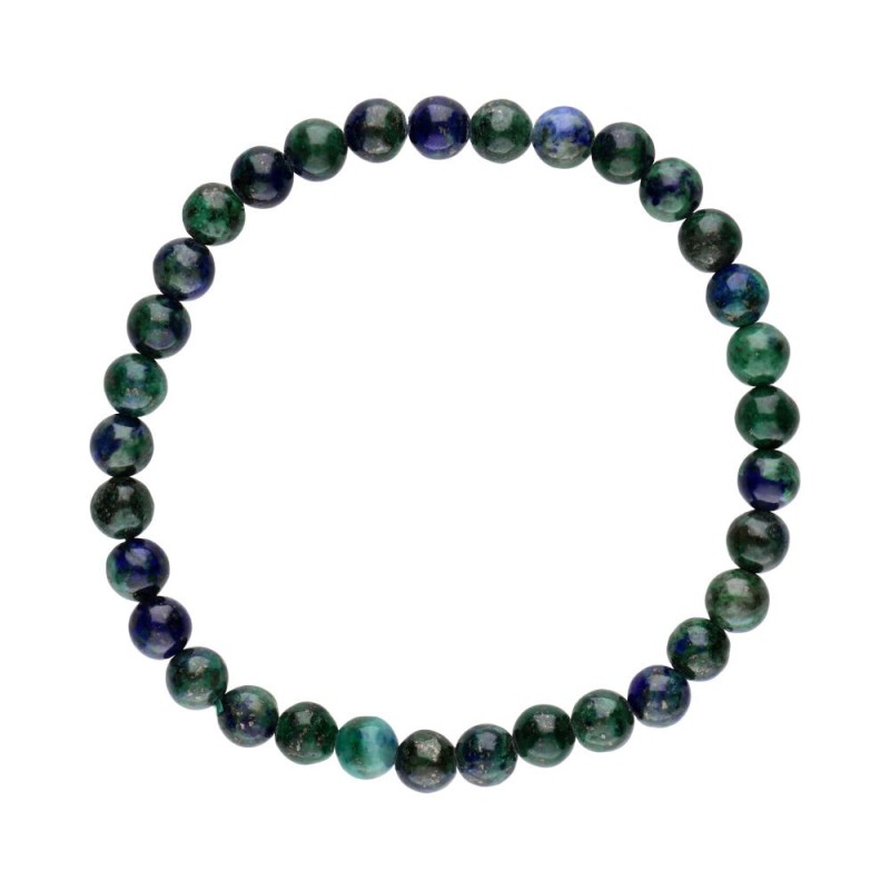 Bracciale Infantile in Azurite con Malachite 4mm
