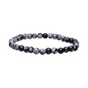 Obsidiana Infantil Pulseira Nevada 4mm