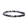 Obsidiana Infantil Pulseira Nevada 4mm