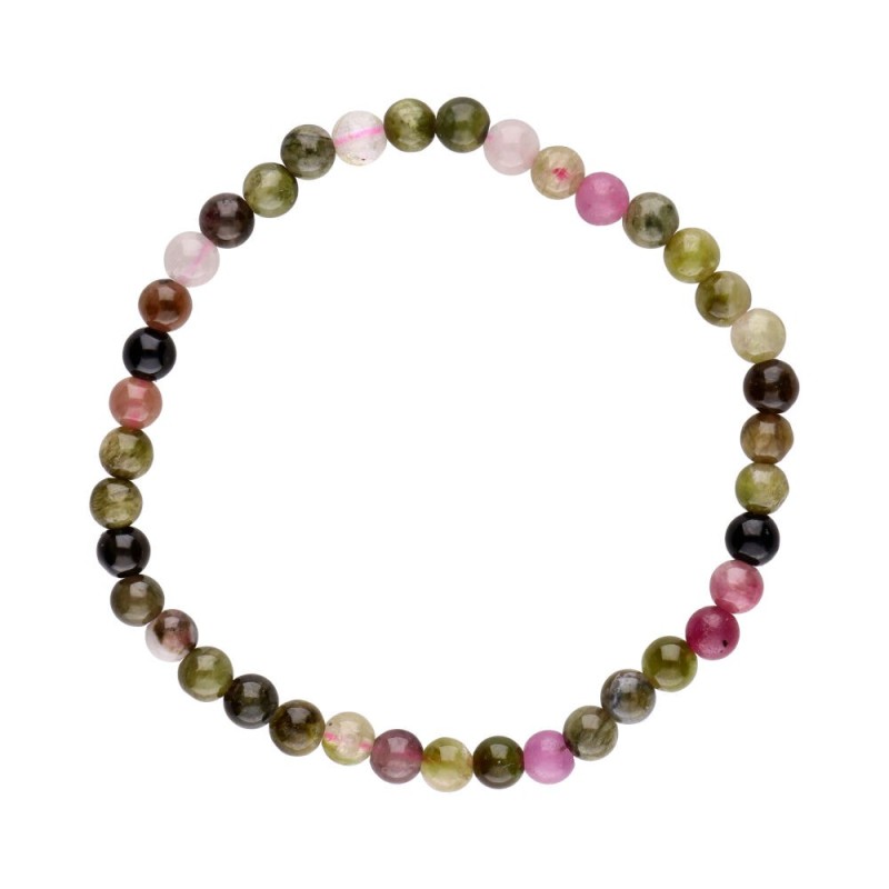 Bracciale Infantile in Tormalina Multicolore 4mm
