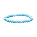 Bracciale Infantile in Howlite Blu 4mm