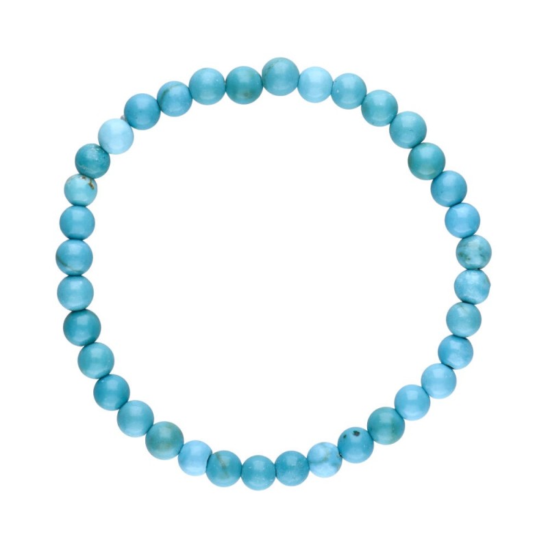 Bracciale Infantile in Howlite Blu 4mm