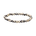 Pulseira Infantil de Dalmanita ou Jaspe Dálmata 4mm