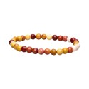 Pulseira para crianças de Jaspe Mokaita 4mm