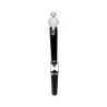 Baguette de canalisation en shungite, quartz et opale en argent 925