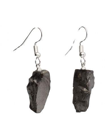 Boucles d'oreilles en shungite...