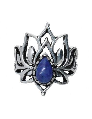 Anello in bagno d'argento con...