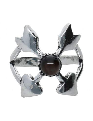 Anello in bagno d'argento con...