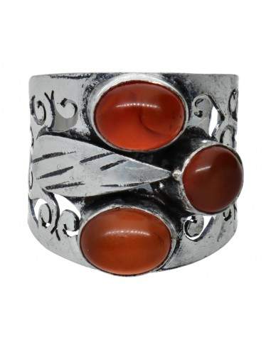 Anello in bagno d'argento con...