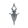 Pendentif plaqué argent (C6)