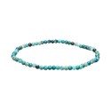 Bracelet de chrysocolle à facettes 3mm