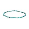 Bracelet de chrysocolle à facettes 3mm