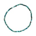 Bracelet de chrysocolle à facettes 3mm