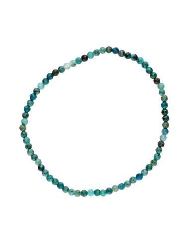 Pulsera sfaccettata di Crisocola 3mm