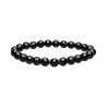 Bracelet de Tourmaline noire à facettes 8mm