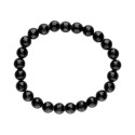 Bracelet de Tourmaline noire à facettes 8mm