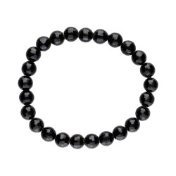 Bracciale Facettato in Tormalina Nera 8mm